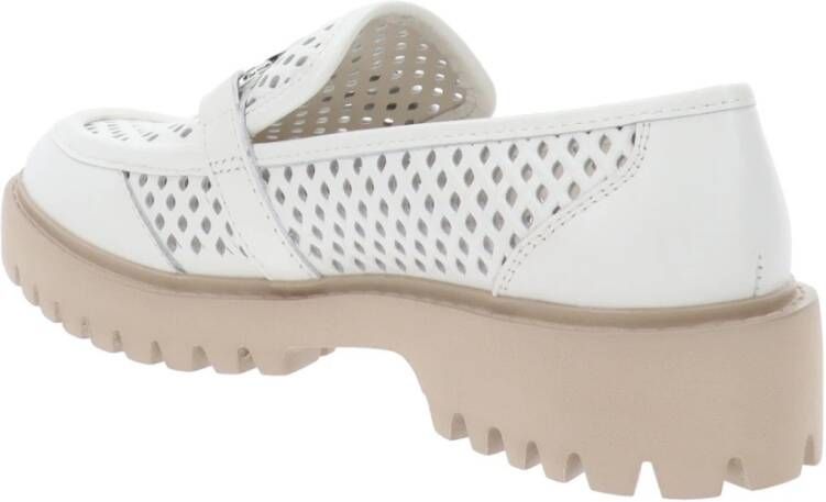 Liu Jo Leren Loafers voor Vrouwen White Dames