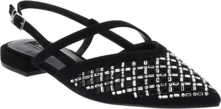 Liu Jo Leren Sandalen Comfort Stijl Elegant Vrouwen Black Dames