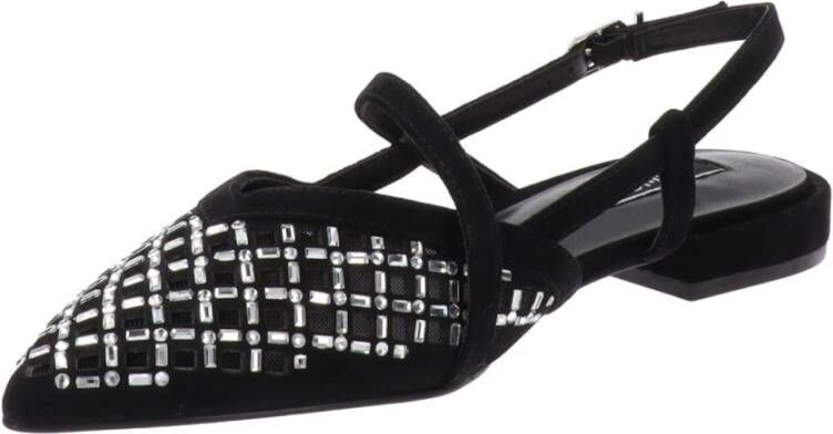 Liu Jo Leren Sandalen Comfort Stijl Elegant Vrouwen Black Dames