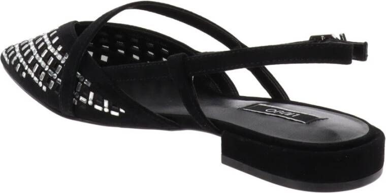 Liu Jo Leren Sandalen Comfort Stijl Elegant Vrouwen Black Dames