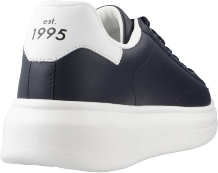 Liu Jo Leren Sneaker voor Stijlvolle Look Blue Heren