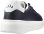 Liu Jo Leren Sneaker voor Stijlvolle Look Blue Heren - Thumbnail 4