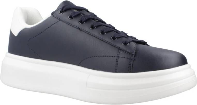 Liu Jo Leren Sneaker voor Stijlvolle Look Blue Heren