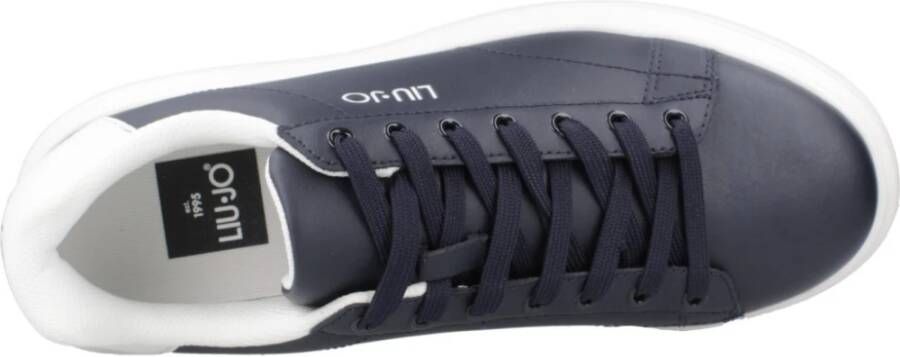 Liu Jo Leren Sneaker voor Stijlvolle Look Blue Heren