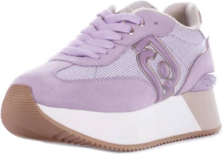 Liu Jo Lila Sport Sneakers Suède Mesh Purple Dames