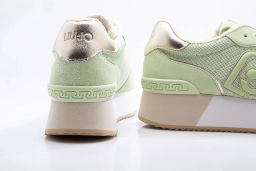 Liu Jo Luxe Mesh Sneaker Green Dames