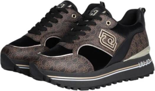 Liu Jo Maxi Wonder Lage Sneakers voor Dames Brown Dames