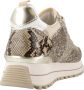 Liu Jo Maxi Wonder 01 leren sneakers beige glitter - Thumbnail 10