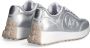 Liu Jo Metallic Platform Sneakers met Maxi Logo Gray Dames - Thumbnail 2