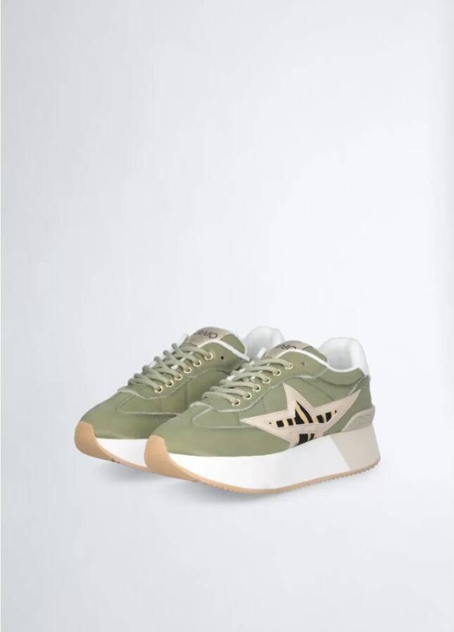 Liu Jo Militair Groene Nylon Stermand Green Dames