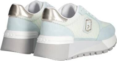 Liu Jo Mintgroene Stijlvolle Sneakers Multicolor Dames