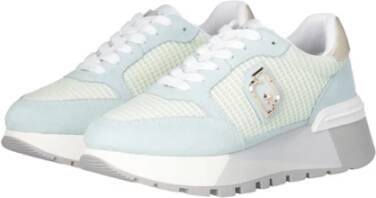 Liu Jo Mintgroene Stijlvolle Sneakers Multicolor Dames