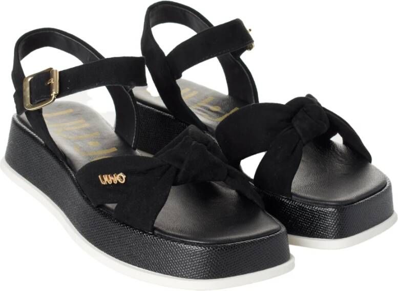 Liu Jo Moderne en veelzijdige platform sandalen Black Dames