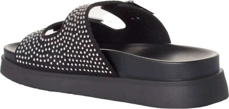 Liu Jo Moderne Plateau Sandalen met Glamoureuze Details Black Dames