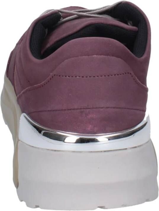 Liu Jo Nubuck Leren Heren Sneakers Purple Heren