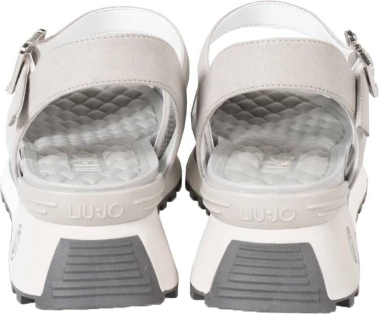 Liu Jo Paillet Plateau Sandalen Gray Dames