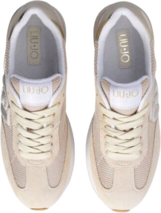 Liu Jo Platte Sand Sneakers Beige Dames