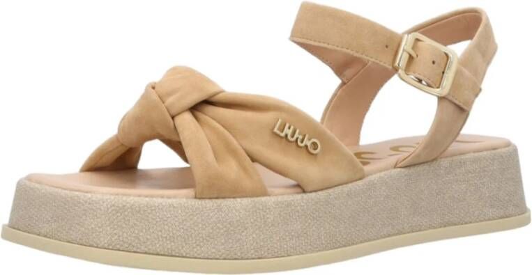 Liu Jo Platte Sandalen Beige Dames