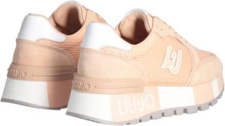 Liu Jo Powder Sneakers Trendy Casual Chic Pink Dames