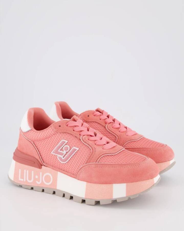 Liu Jo Prachtige Sneaker in Roze Pink Dames