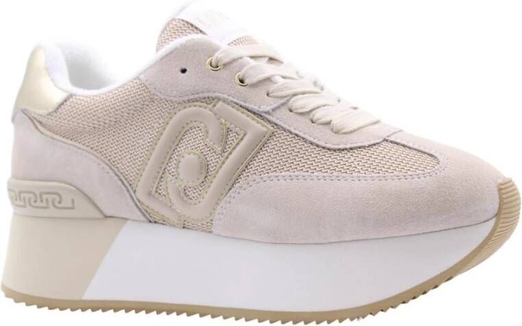 Liu Jo Riga Sneaker Stijlvol en Trendy Schoeisel Beige Dames