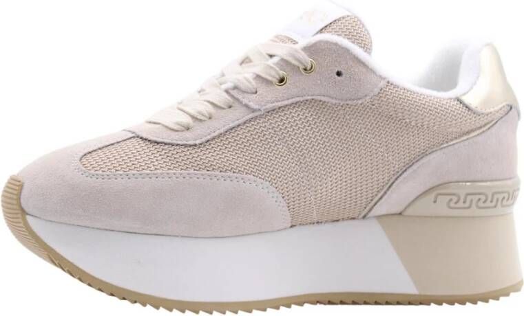 Liu Jo Riga Sneaker Stijlvol en Trendy Schoeisel Beige Dames