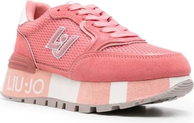 Liu Jo Roze Sneakers voor Vrouwen Pink Dames