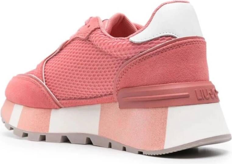 Liu Jo Roze Sneakers voor Vrouwen Pink Dames