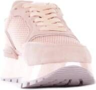 Liu Jo Roze Sport Sneakers Suède Mesh Pink Dames