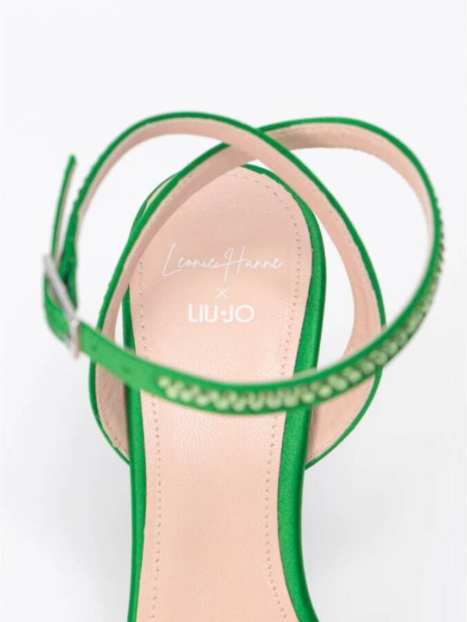 Liu Jo Glam Rhinestone Sandalen Groen Dames