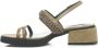 Liu Jo Strass Platte Sandalen met Glitterdetails Green Dames - Thumbnail 2