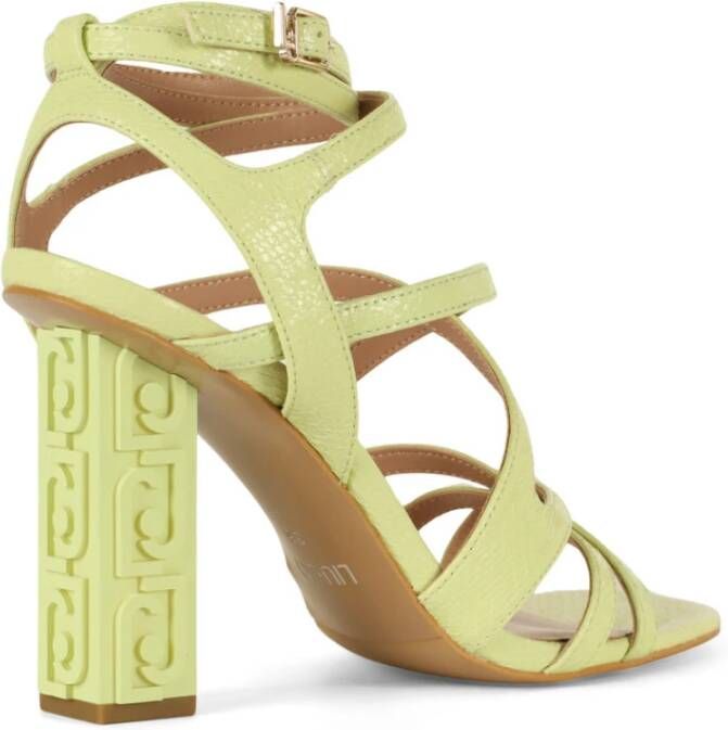 Liu Jo Serena 18 Slangenprint Sandalen Green Dames