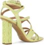 Liu Jo Serena 18 Slangenprint Sandalen Green Dames - Thumbnail 3