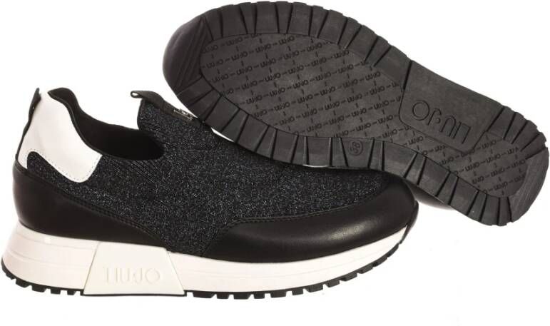 Liu Jo City Sock Sneakers met Origineel Ontwerp Black Dames