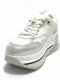 Liu Jo Maxi Wonder Air leren plateau sneakers wit zilver - Thumbnail 9