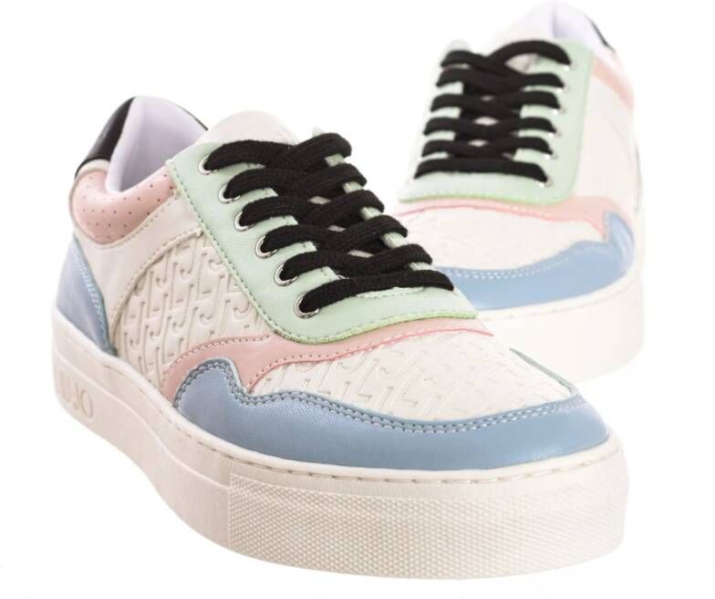 Liu Jo Originele Design Sneakers met Platte Veters White Dames