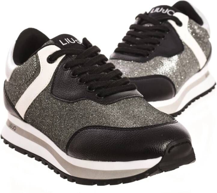 Liu Jo Glitter Sneakers met Metallic Details Multicolor Dames