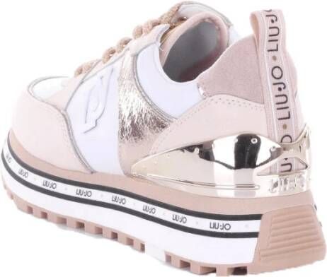 Liu Jo Leren vetersneakers Roze Dames