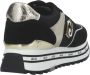 Liu Jo Wonder 20 Sneaker Dames Suede Leder Black Light Gold - Thumbnail 10