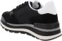 Liu Jo Zwarte Sneakers met Gebreid Logo Patch Black Dames - Thumbnail 6