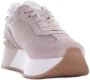 Liu Jo Sportieve Suède Sneakers met Mesh Details Beige Dames - Thumbnail 21