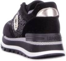 Liu Jo Sportieve Zwarte Sneakers met Pailletten Black Dames