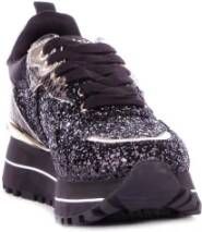 Liu Jo Sportieve Zwarte Sneakers met Zijlogo Black Dames