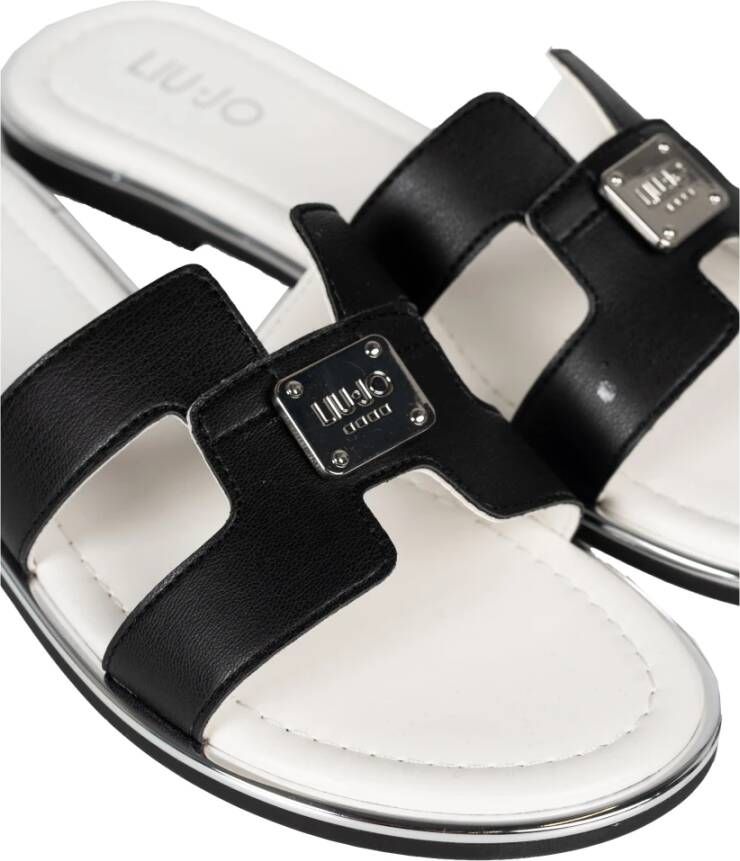 Liu Jo Stijlvolle Instap Sandalen Black Dames