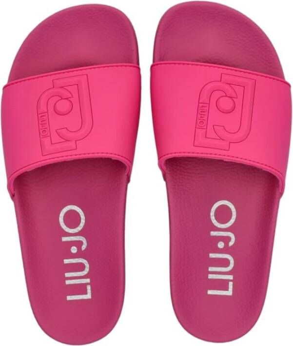 Liu Jo Stijlvolle Slippers voor Vrouwen Pink Dames