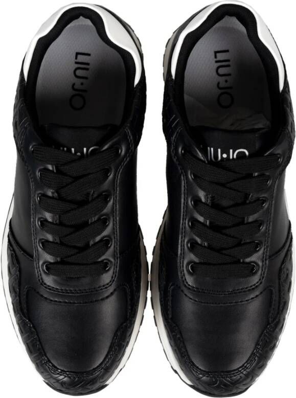 Liu Jo Stijlvolle Veterschoenen Black Dames