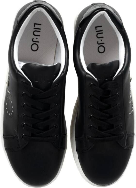 Liu Jo Stijlvolle Vetersneakers Black Dames