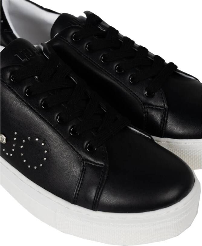 Liu Jo Stijlvolle Vetersneakers Black Dames