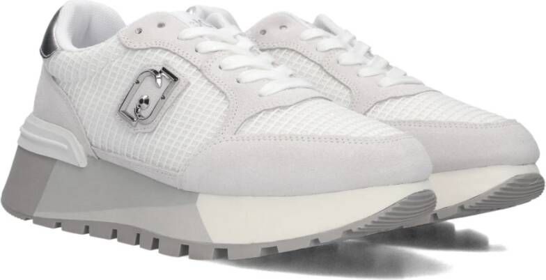 Liu Jo Stijlvolle witte lage sneakers White Dames