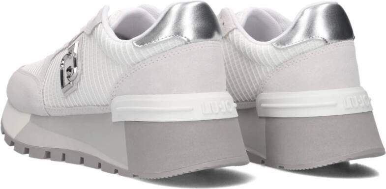 Liu Jo Stijlvolle witte lage sneakers White Dames